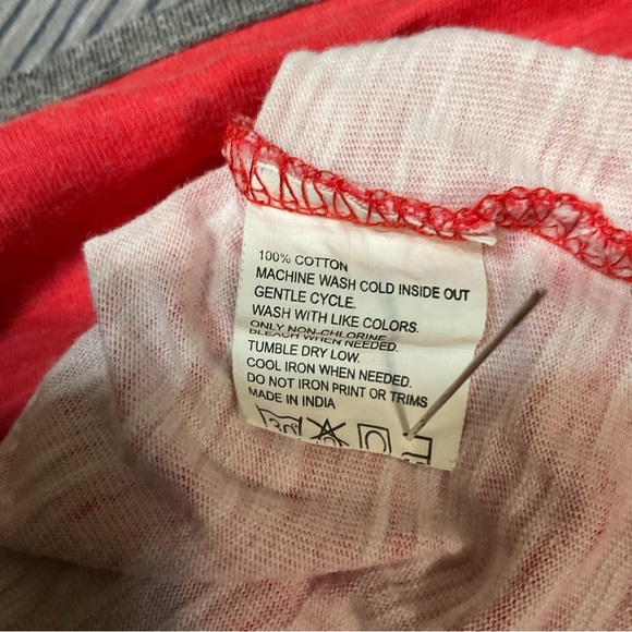 Carnival Red & Gray Striped Tank Top - Picture 4 of 4